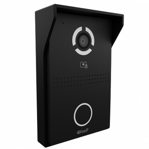Вызывная панель Bas-IP AV-03BD Black с сенсорной кнопкой и UKEY