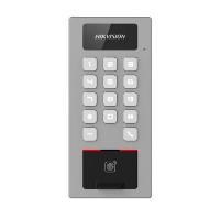Терминал доступа HikVision DS-K1T502DBFWX со считывателем отпечатков пальцев и карт Mifare