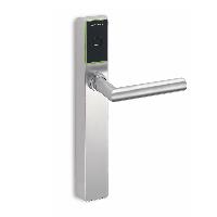 Электронный замок dormakaba c-lever pro (черный, узкий, offline, 72 мм, левый, ручки HA, шток 8 мм)