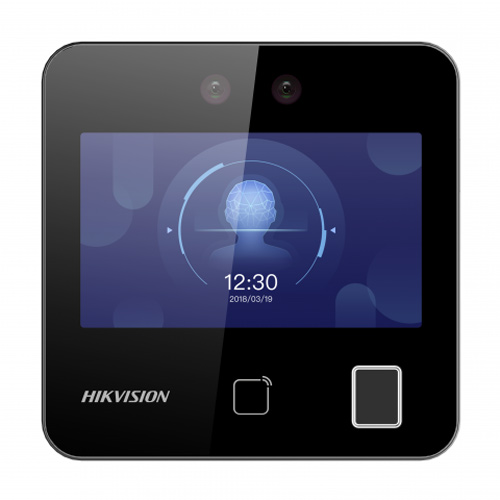 Терминал доступа HikVision DS-K1T343MFX с распознаванием лиц, отпечатков и карт Mifare