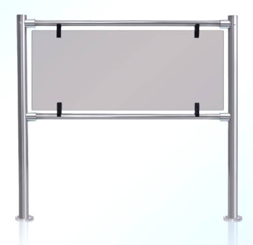 Стационарное ограждение PERCo BH02 (1425мм) с заполнением