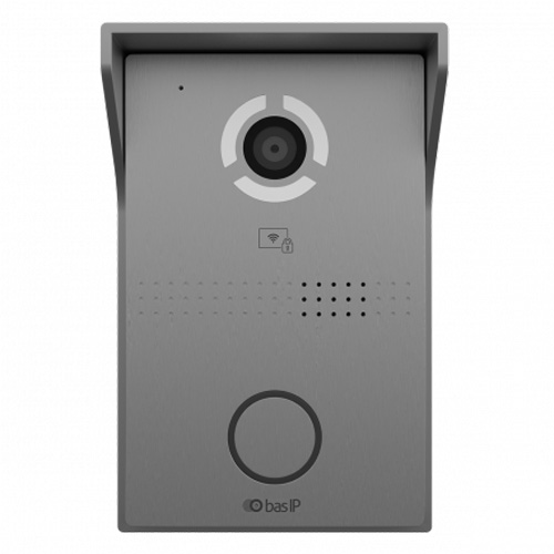 Вызывная панель Bas-IP AV-03BD Silver с сенсорной кнопкой и UKEY