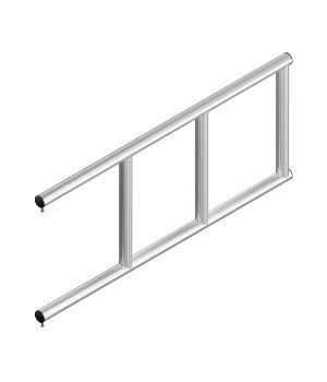 Створка ТВИСТЕРа OMA-42.116 (L1) усиленная 38/400мм под замок Створка ТВИСТЕРа OMA-42.116 (L1) усиленная 38/400мм под замок