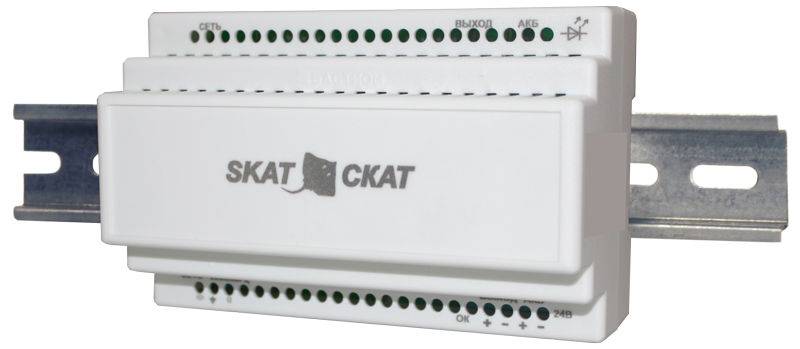 Источник вторичного электропитания резервированный SKAT-12-6,0 DIN