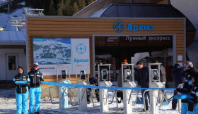 Турникеты Gotschlich на горнолыжном курорте Архыз
