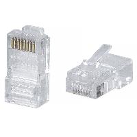 Коннектор RJ-45 Cabeus 8P8C под витую пару, категория 5e, универсальный