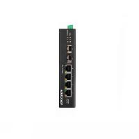 Неуправляемый Hi-PoE-коммутатор HikVision DS-3T0506HP-E/HS с 4 портами Gigabit