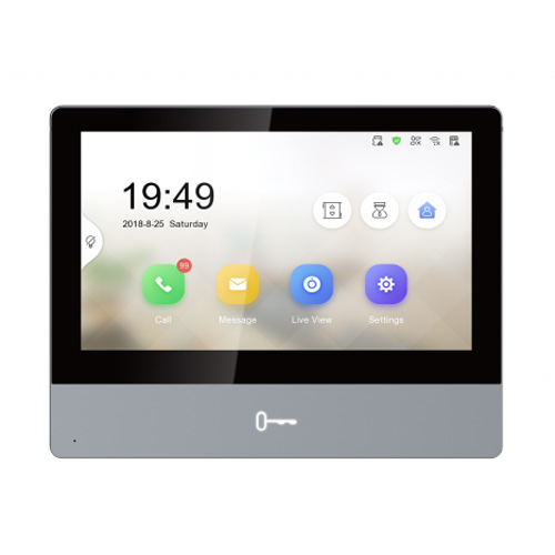IP-видеодомофон с 7″ IPS-дисплеем HikVision DS-KH8350-WTE1 с Wi-Fi