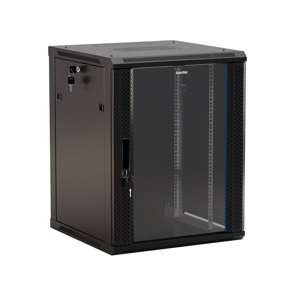 Распределительный шкаф 19" Hyperline TWB-0645-GP-RAL9004