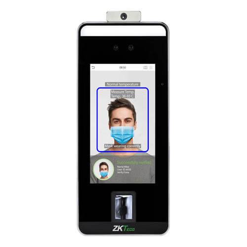 Биометрический считыватель ZKTeco SpeedFace-V5L [TD] с функцией измерения температуры тела