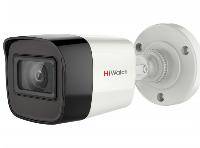 Уличная HD-TVI видеокамера HiWatch DS-T200A (6 мм) с EXIR-подсветкой до 30м и микрофоном