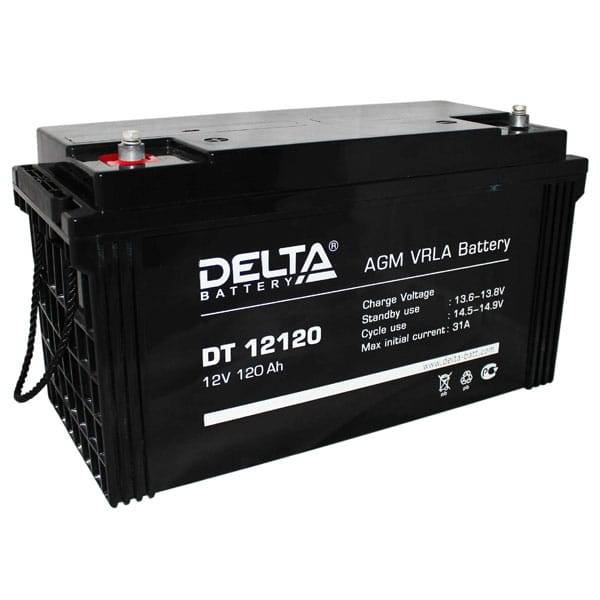 Аккумулятор Delta DT 12120 12В/120Ач