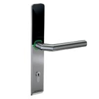 Электронный замок dormakaba c-lever air (черный, узкий, offline, 92 мм, левый, ручки OGRO8116V, шток 8 мм)
