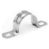 Скоба металлическая DKC 53352 10мм, двухлапковая оцинкованная