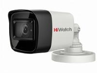 Цилиндрическая 8Мп HD-TVI видеокамера HiWatch DS-T800(B) (2.8 мм)