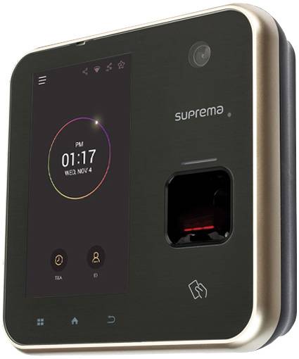 Биометрический терминал учета рабочего времени Suprema BioStation A2-OIPW