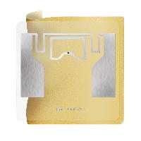 Метка Labels 50х50 UHF, UCODE8, прозрачная PET наклейка (45x31)