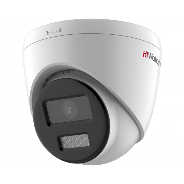Уличная купольная IP-камера 4Мп HiWatch DS-I453L(C) (2.8 мм) с технологией ColorVu