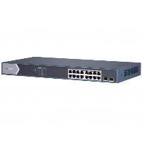 Интеллектуальный управляемый 16-портовый PoE-коммутатор HikVision DS-3E1518P-SI