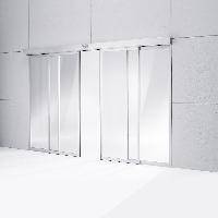 Комплект 2-створчатой раздвижной двери с приводом dormakaba ES 200 и створками FLEX kit.
