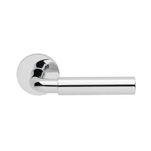 Ручка дверная Abloy Parlament 2/007 Ms Hcr (40 мм), латунь матовохромированная