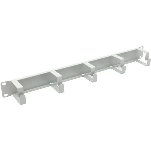 Кабельный органайзер 19", серый горизонтальный 1U NT CO-H G