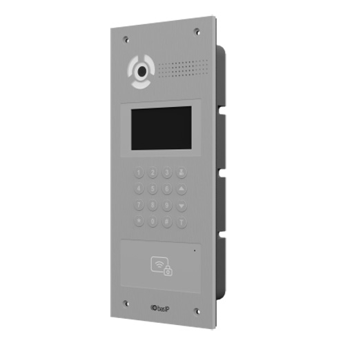Вызывная видеопанель BAS-IP AA-07BD Silver многоабонентская с мобильным доступом и считывателем карт