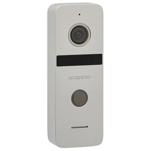 Вызывная панель AccordTec AT-VD308H SL серебро, с видеокамерой Вызывная панель AccordTec AT-VD308H SL серебро, с видеокамерой