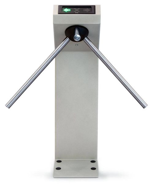 Турникет-трипод PERCo-TTR-04.1E из окрашенной стали, черный с блестками (с планками Антипаника)