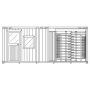 Мобильный бокс с офисом Came Ozak Container 6M C (PSGC6MC)