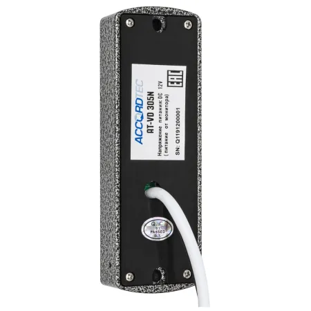 Вызывная панель AccordTec AT-VD305N SL серебро, с видеокамерой Вызывная панель AccordTec AT-VD305N SL серебро, с видеокамерой