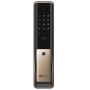 Электронный замок биометрический Face ID Solity GP-6000BAK Champagne Gold, распознавание по лицу, двухригельный