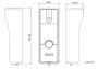 4-х проводная аналоговая вызывная панель 2Мп HikVision DS-KB2411T-IM