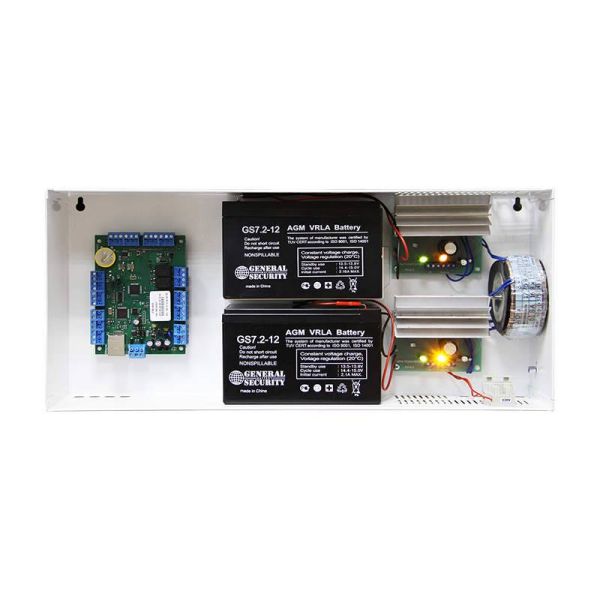 Сетевой IP-контроллер ProxWay PW-400 AC с источником питания и местом под АКБ