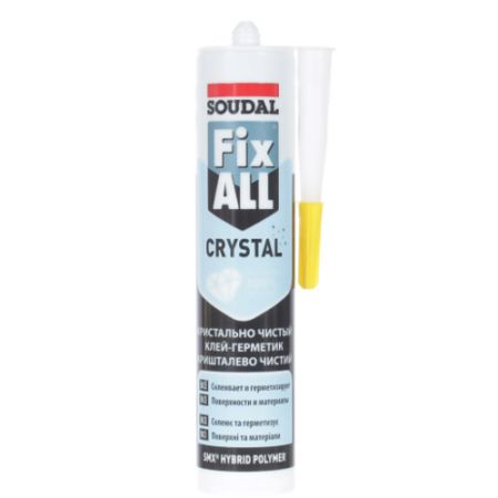Клей-герметик Fix All Crystal, 290 мл