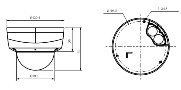 IP-видеокамера RVi-1NCD4054 (2.8) white