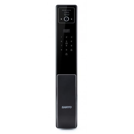 Электронный биометрический замок Sanyo D200 Tuya с видеодомофоном