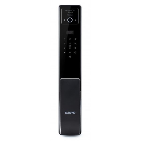 Электронный биометрический замок Sanyo D200 Tuya с видеодомофоном