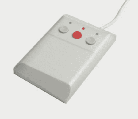 Турникет-трипод тумбовый PERCo-TTD-03.2G из окрашенной стали, темно-серый (с планками Антипаника)
