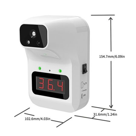 Инфракрасный бесконтактный термометр UltraScan Thermo A200 с настенным креплением Инфракрасный бесконтактный термометр UltraScan Thermo A200 с настенным креплением