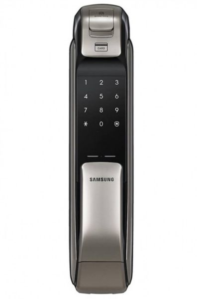 Электронный замок биометрический Samsung SHP-DP728AK/VK с bluetooth (двухригельная врезная часть)