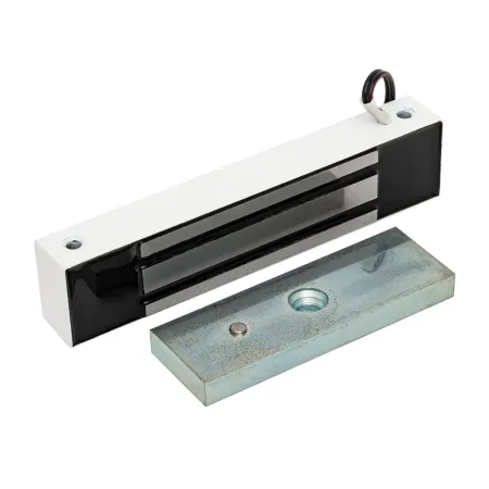 Электромагнитный замок AccordTec ML-180K с уголком, белый Электромагнитный замок AccordTec ML-180K с уголком, белый