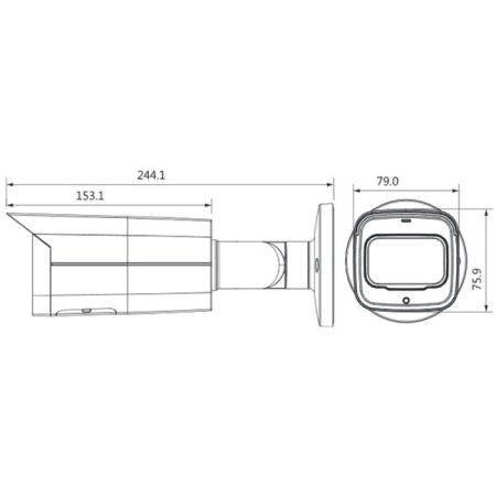 IP-видеокамера уличная 4Мп Dahua DH-IPC-HFW2431TP-ZS