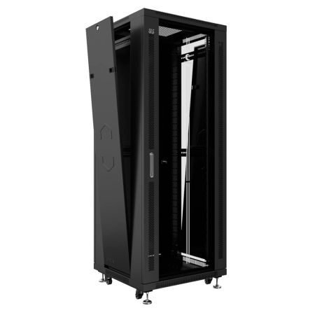 Шкаф телекоммуникационный 19" Cabeus SH-05C-27U60/60-BK, напольный