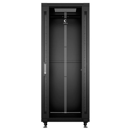 Шкаф телекоммуникационный 19" Cabeus SH-05C-27U60/60-BK, напольный
