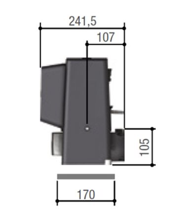 Комплект автоматики Came BX704AGS KIT Combo Classico для откатных ворот (BX704 KIT)
