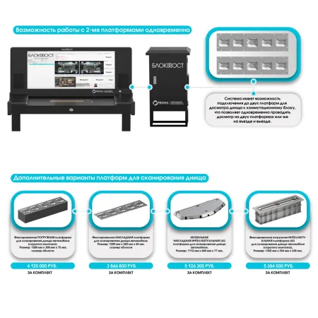 Портативная система PRIZMA 01 M сканирования днища автомобиля Портативная система PRIZMA 01 M сканирования днища автомобиля