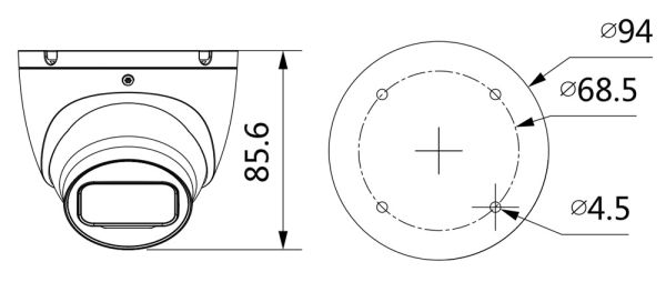 IP-видеокамера уличная 8Мп Dahua DH-IPC-HDW1830TP-0280B-S6
