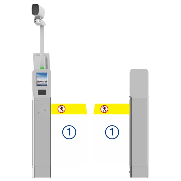 Турникет-шлюз распашной Avix E-gate AV.TD.6639 для контроля здоровья на таможне Турникет-шлюз распашной Avix E-gate AV.TD.6639 для контроля здоровья на таможне