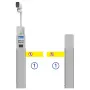 Турникет-шлюз распашной Avix E-gate AV.TD.6639 для контроля здоровья на таможне Турникет-шлюз распашной Avix E-gate AV.TD.6639 для контроля здоровья на таможне